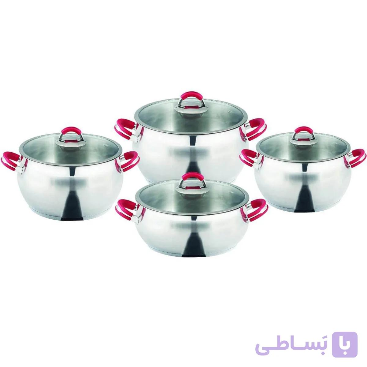 سرویس قابلمه 8 پارچه استیل فورته