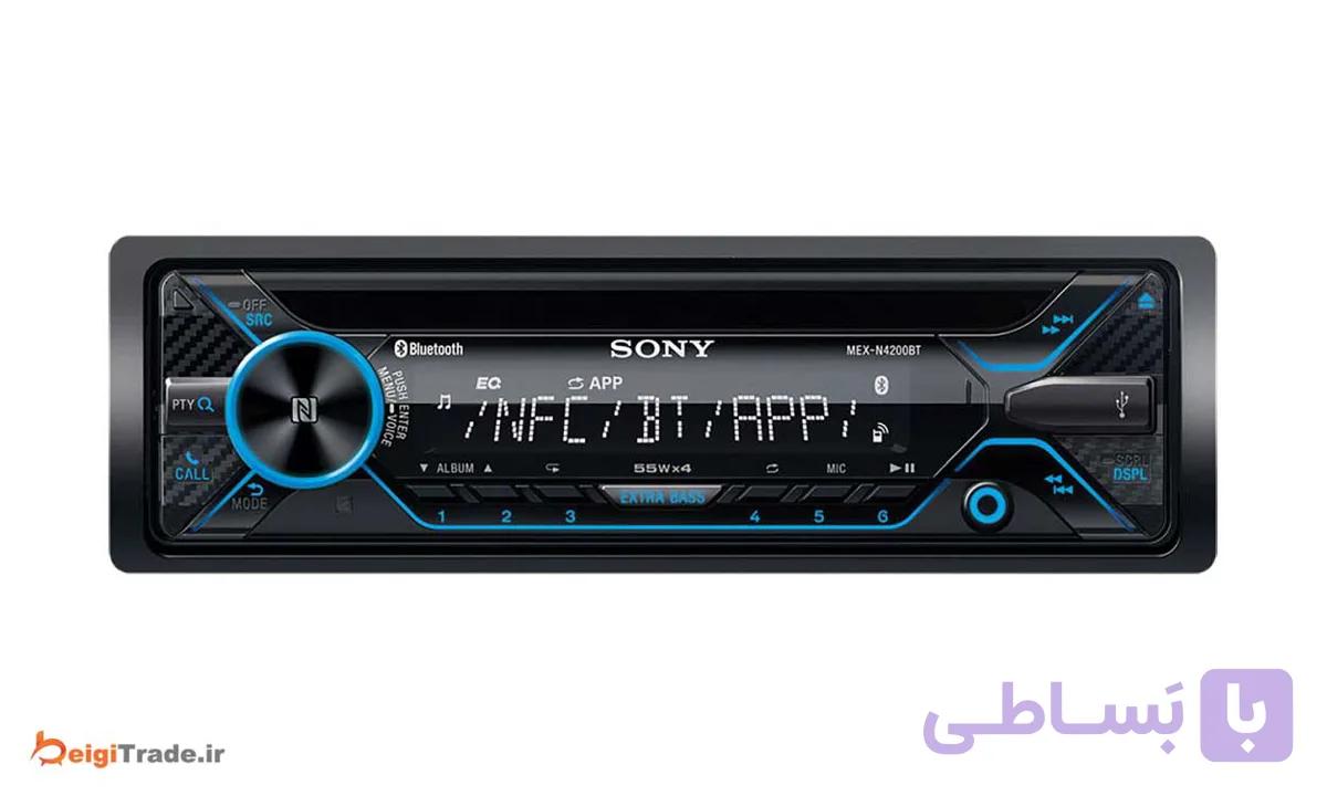 رادیو پخش خودرو سونی مدل MEX-N4200BT — تصویر 1