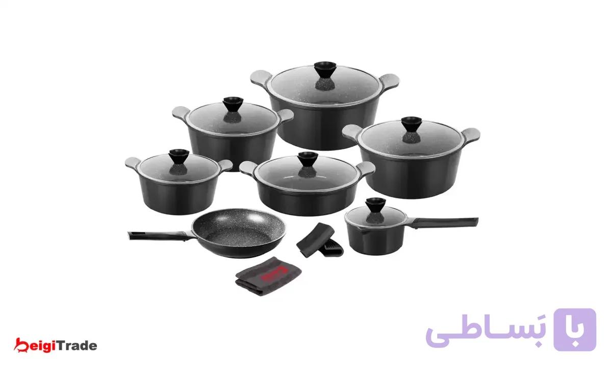سرویس قابلمه 16 پارچه کاندید مدل اسکار — تصویر 1