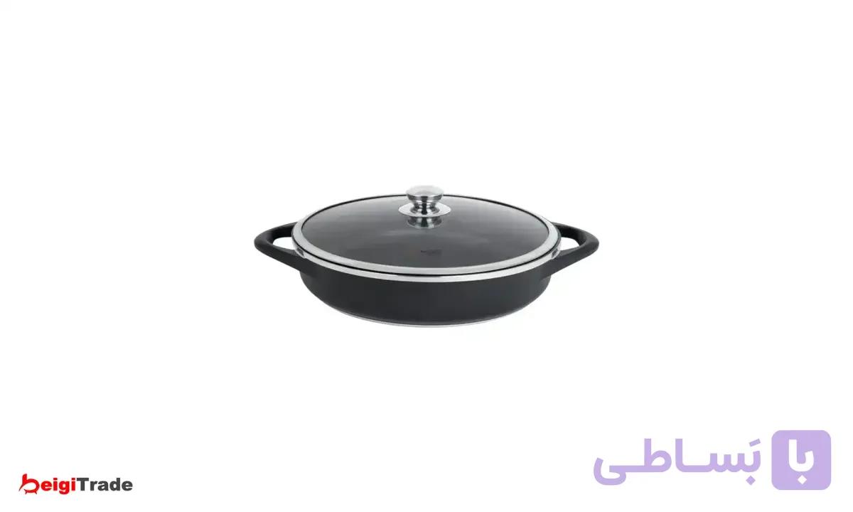 تابه دو دسته ام جی اس سایز 32 گرانیت طرح ایتالیا — تصویر 1