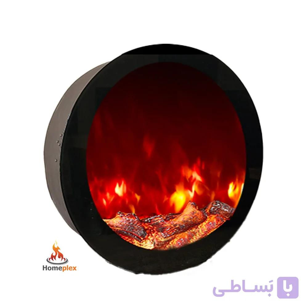 شومینه برقی گرد قطر 90