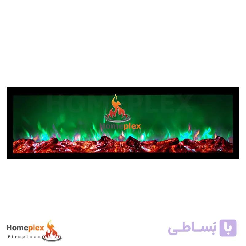 شومینه برقی سه بعدی سه طرفه طول 110