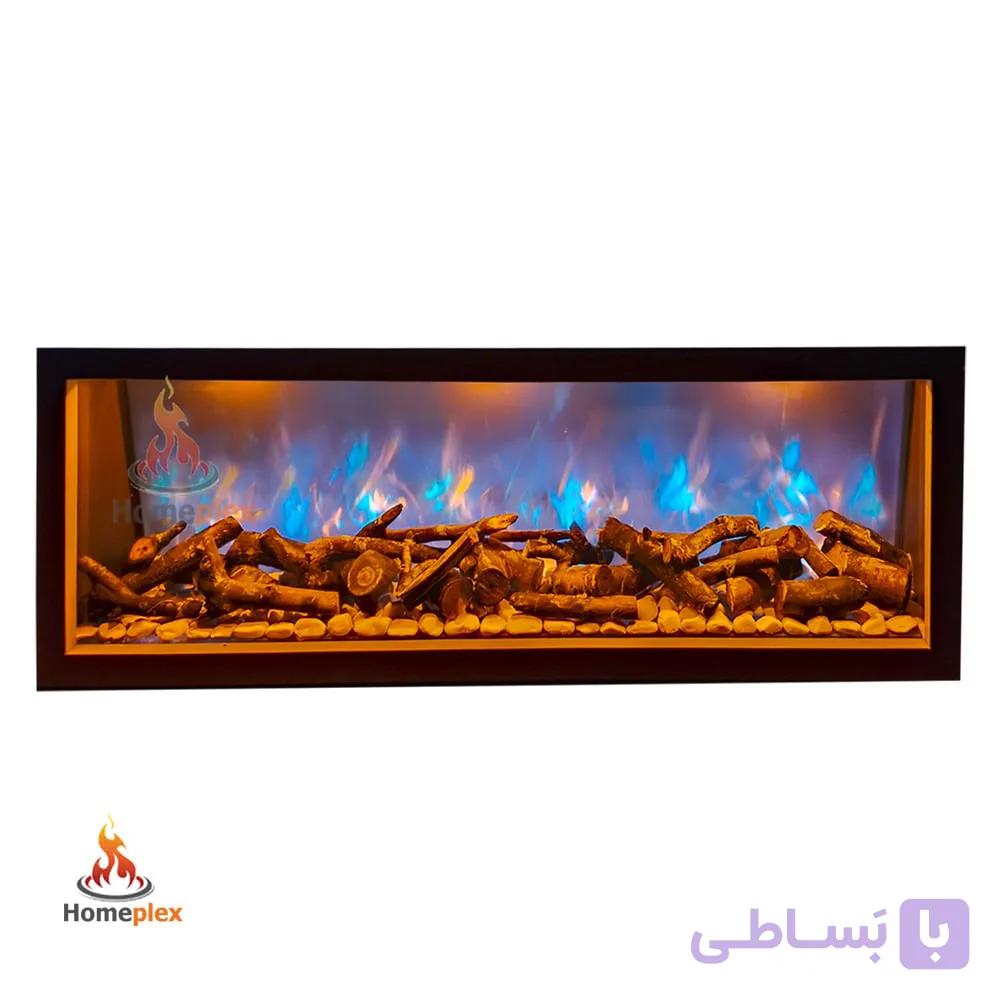 شومینه برقی فریم فلزی طول 150