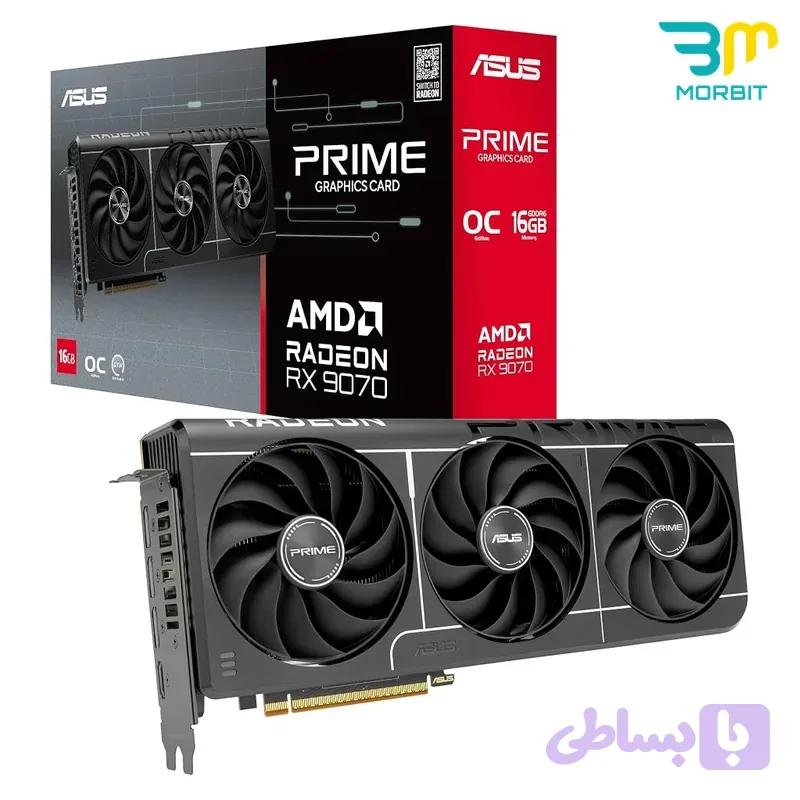 کارت گرافیک درحدنو ASUS Prime RX 9070 16GB OC — تصویر 1