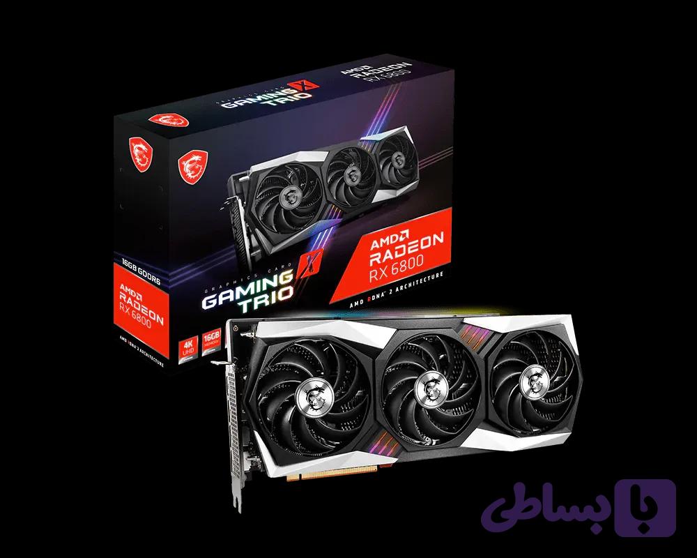 کارت گرافیک درحدنو MSI Gaming X trio RX 6800 16GB OC