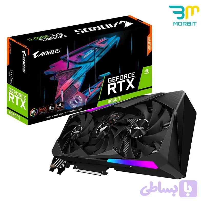 کارت گرافیک درحدنو Gigabyte AORUS Master RTX 3060 Ti 8GB — تصویر 1