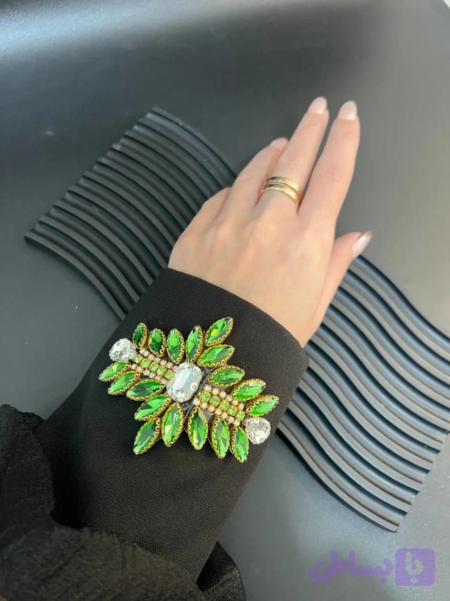 اپلیکه ژله ای سبزکمرنگ کد 61 — تصویر 1