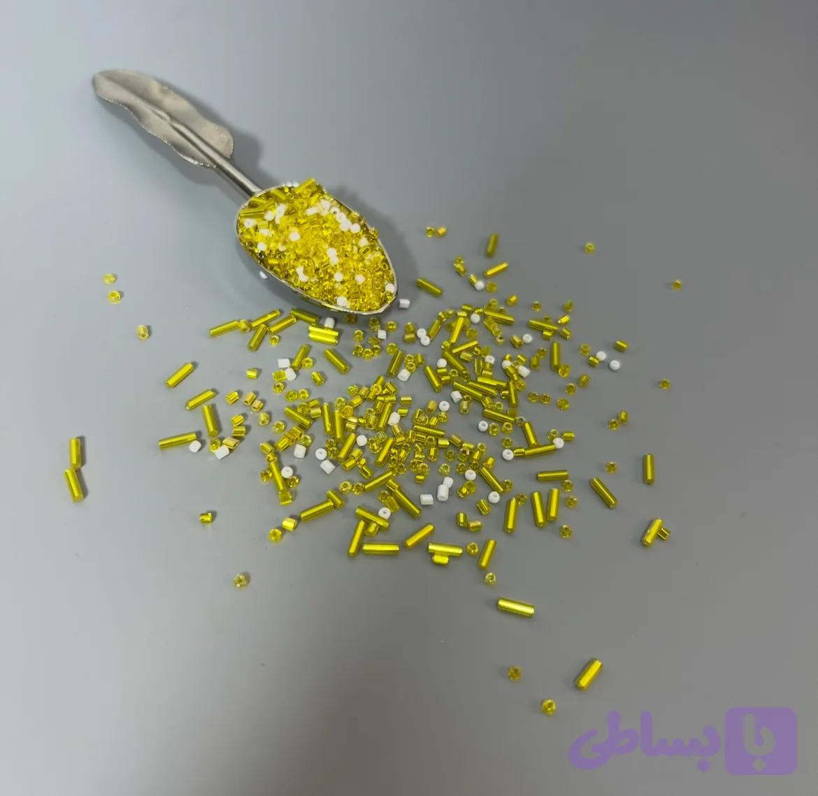 منجوق و ملیله میکس FGB زرد — تصویر 1