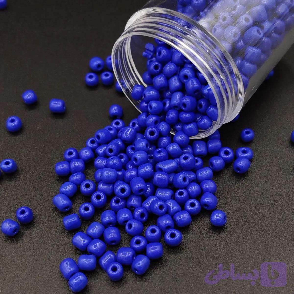 منجوق رنگ آبی بنفش کد A602 — تصویر 1