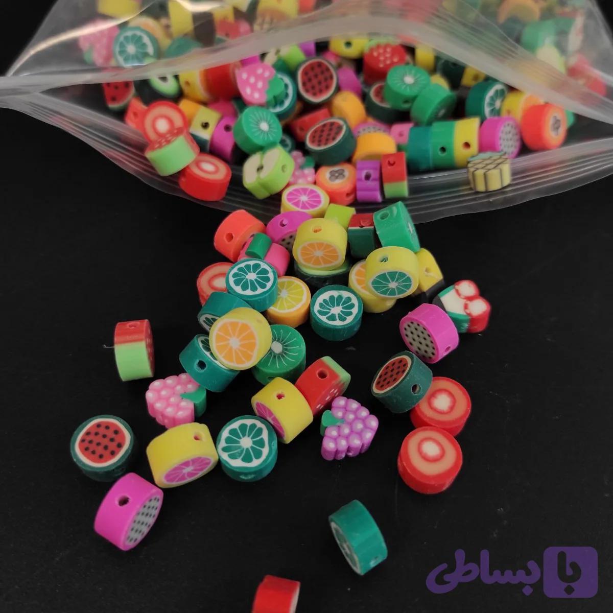 مهره فیمو طرح میوه کد FI36 — تصویر 1