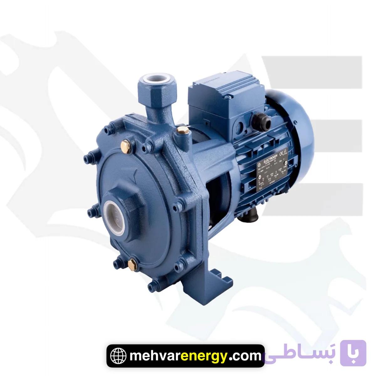 پمپ آب الکتروژن دو اسب دو پروانه مدل CBT210 سه فاز