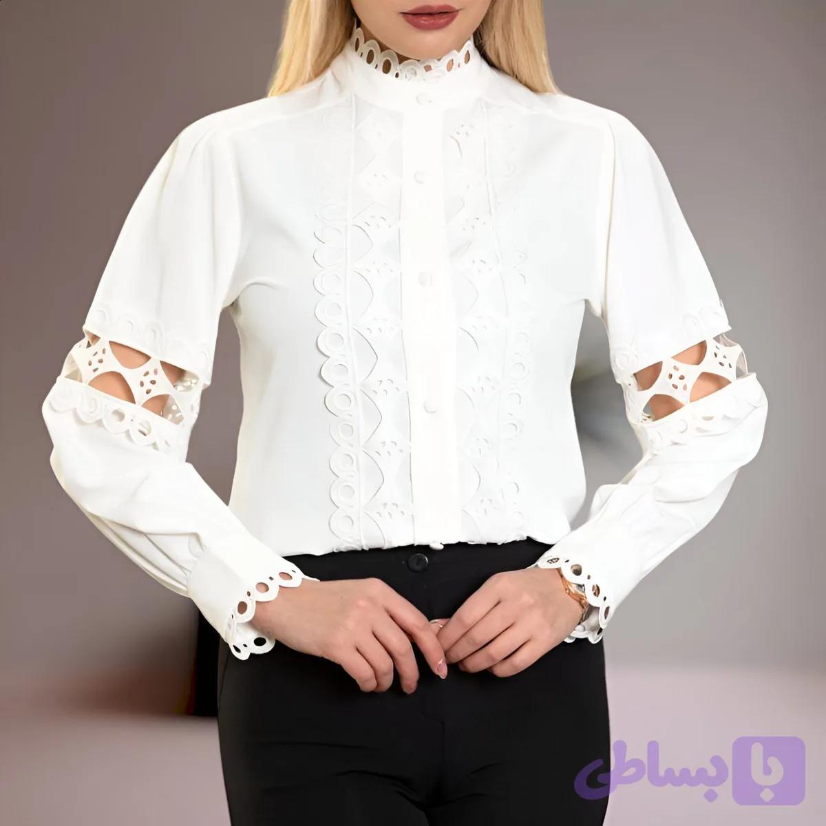 شومیز مجلسی نیلوفر|کد10197