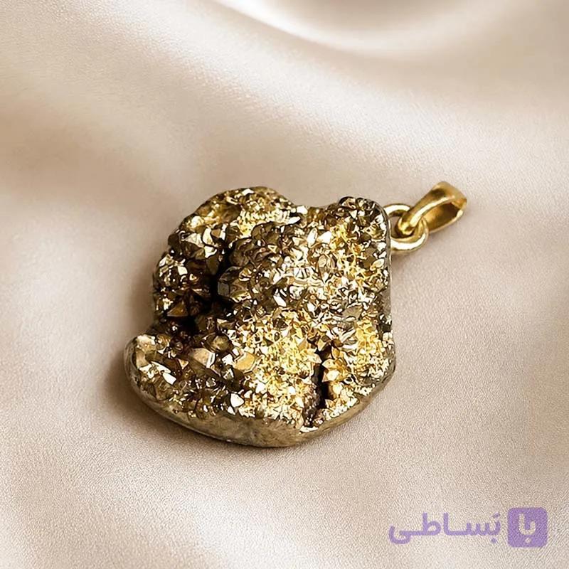 آویز گردنبند پیریت – کد N101