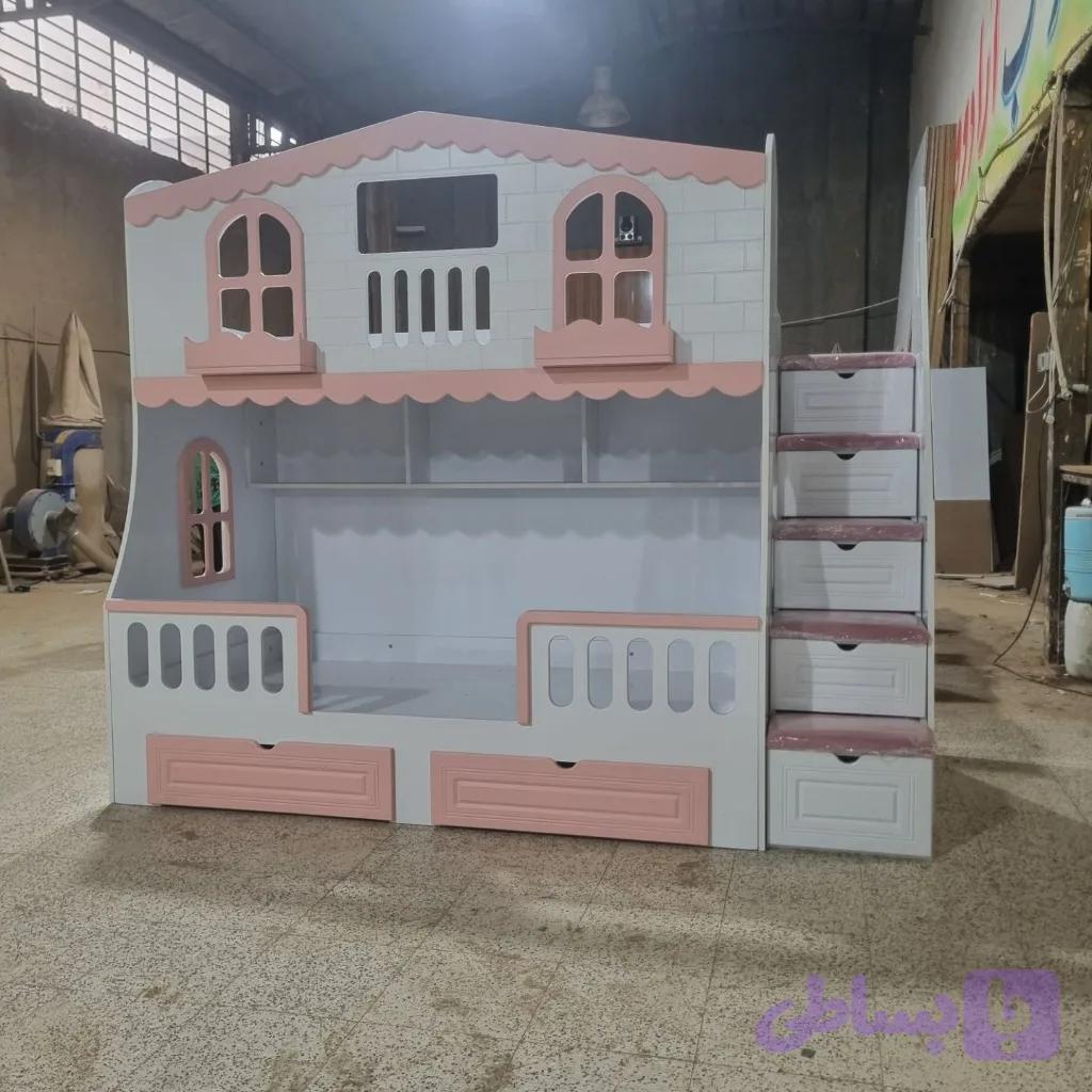 تخت دو طبقه مدل روژین قیمت — تصویر 1