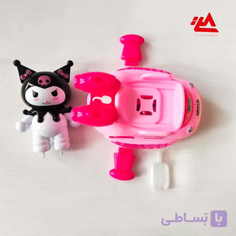 سفینه فضایی دودزا کرومی موزیکال چراغ دار (با سیستم تغییر مسیر خودکار) — تصویر 1