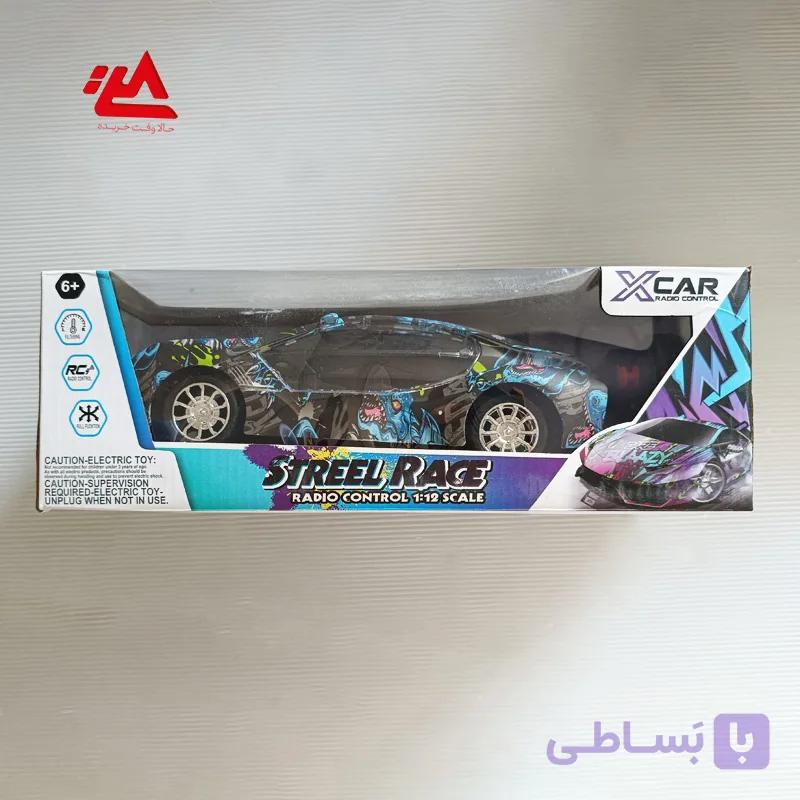 ماشین بازی کنترلی طرح آبرنگی (مدل استریل ریس 1-12) — تصویر 1