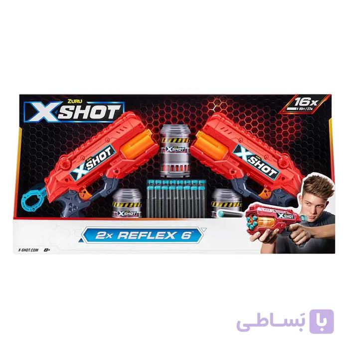 تفنگ ایکس شات مدل X-Shot 2x REFLEX 6