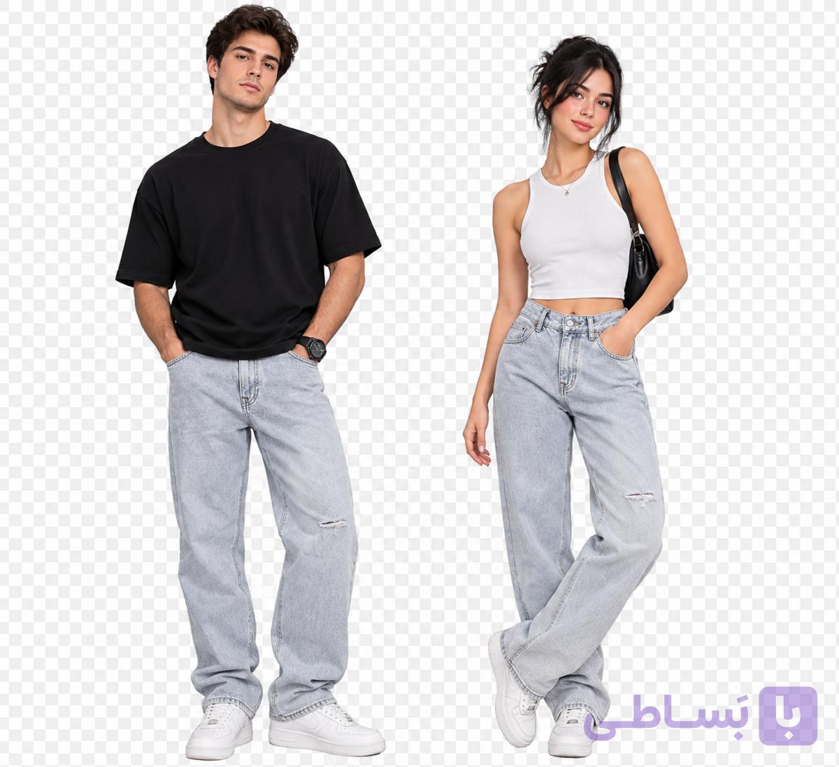 شلوار مدل زخم دار — تصویر 1