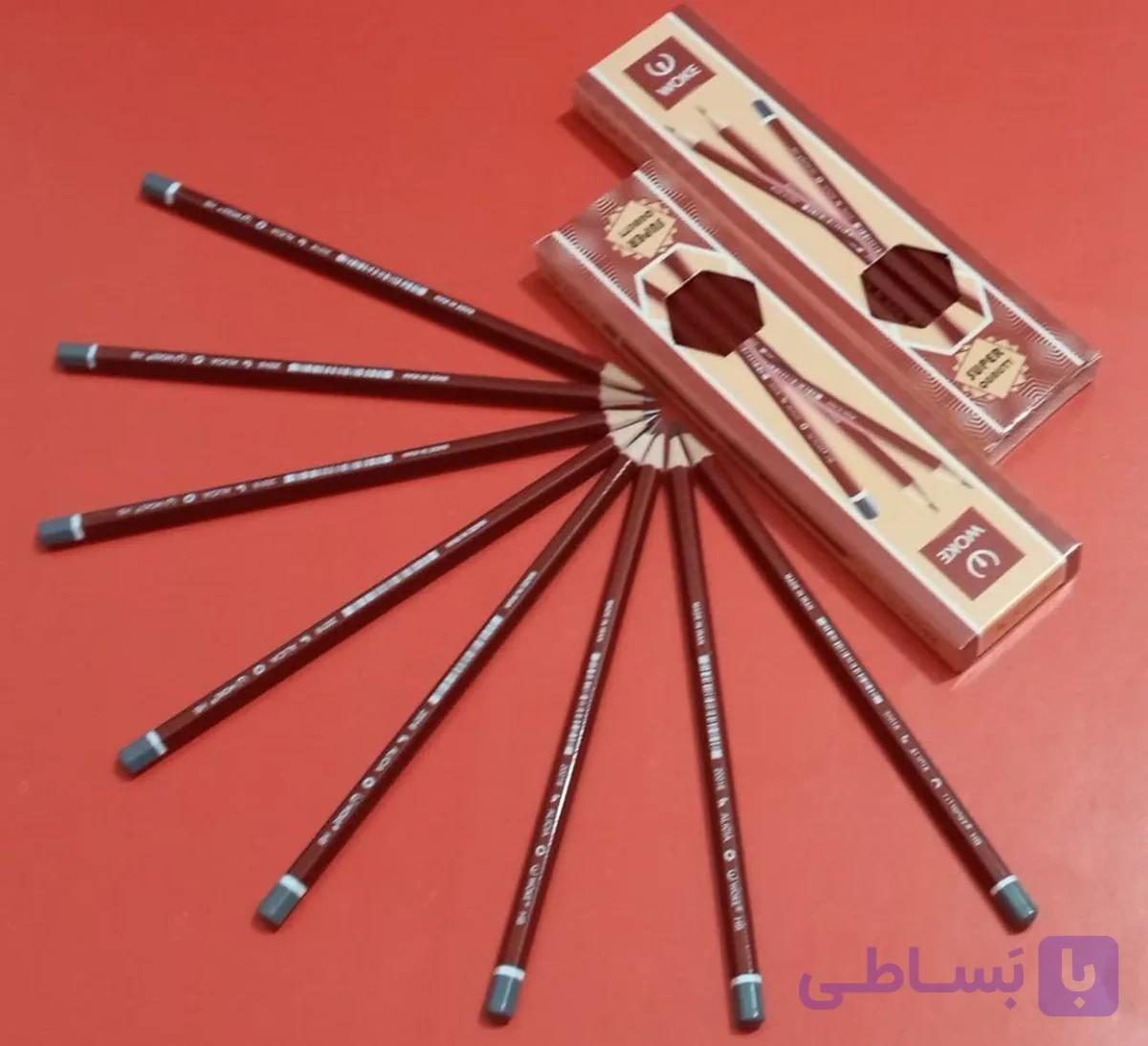 مداد مشکی 12 عددی ووک