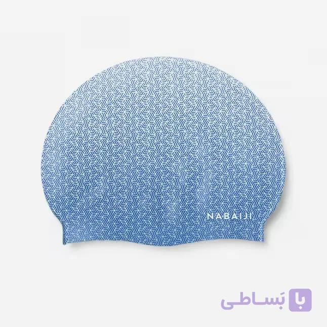 کلاه شنا مدل silicon blue and green