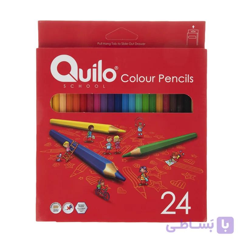 مداد رنگی 24 رنگ کویلو کد 634004
