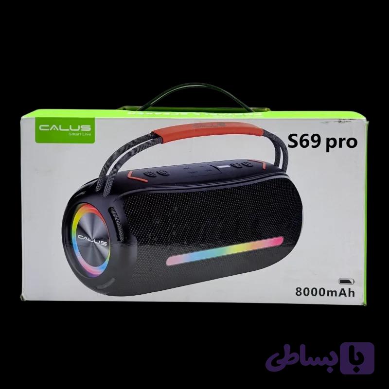 اسپیکر کالوس CALUS S69 PRO | اسپیکر بلوتوثی قابل حمل ۱۰ وات با رقص نور و ضد آب IPX6