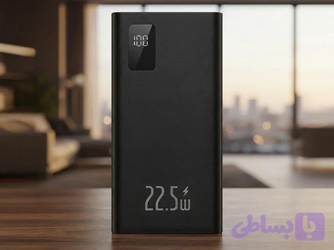 پاوربانک لوینو مدل N-69 ظرفیت 20000mAh شارژ سریع خروجی 22.5 وات