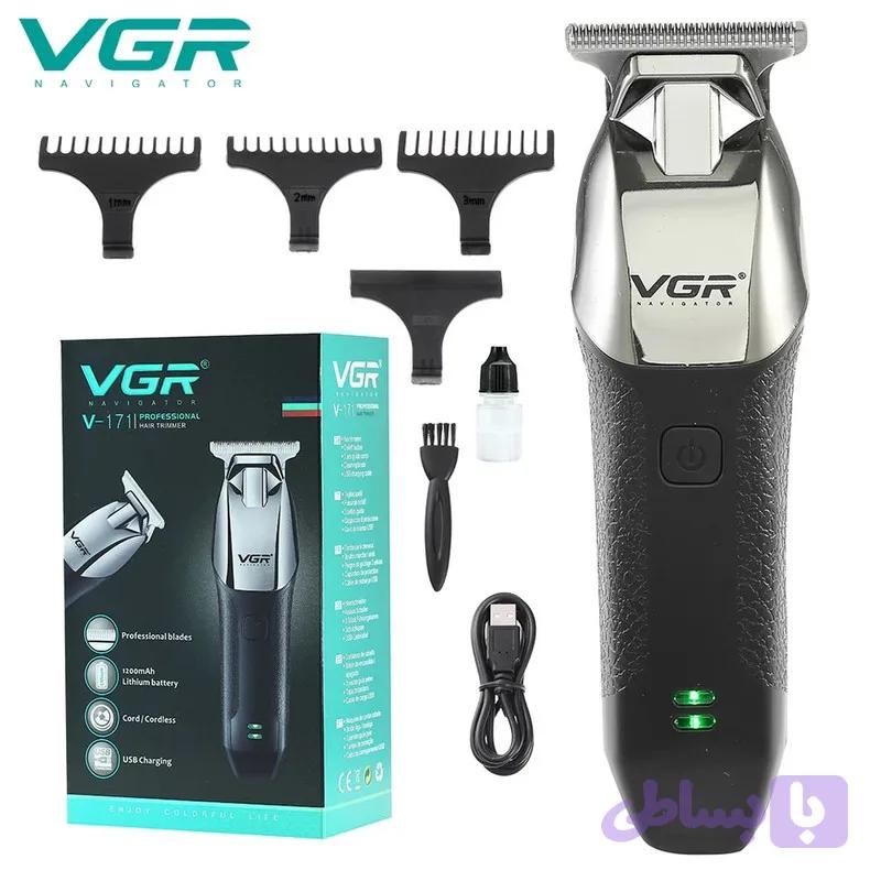 ماشین اصلاح موی سر و صورت وی جی ار مدل V-171