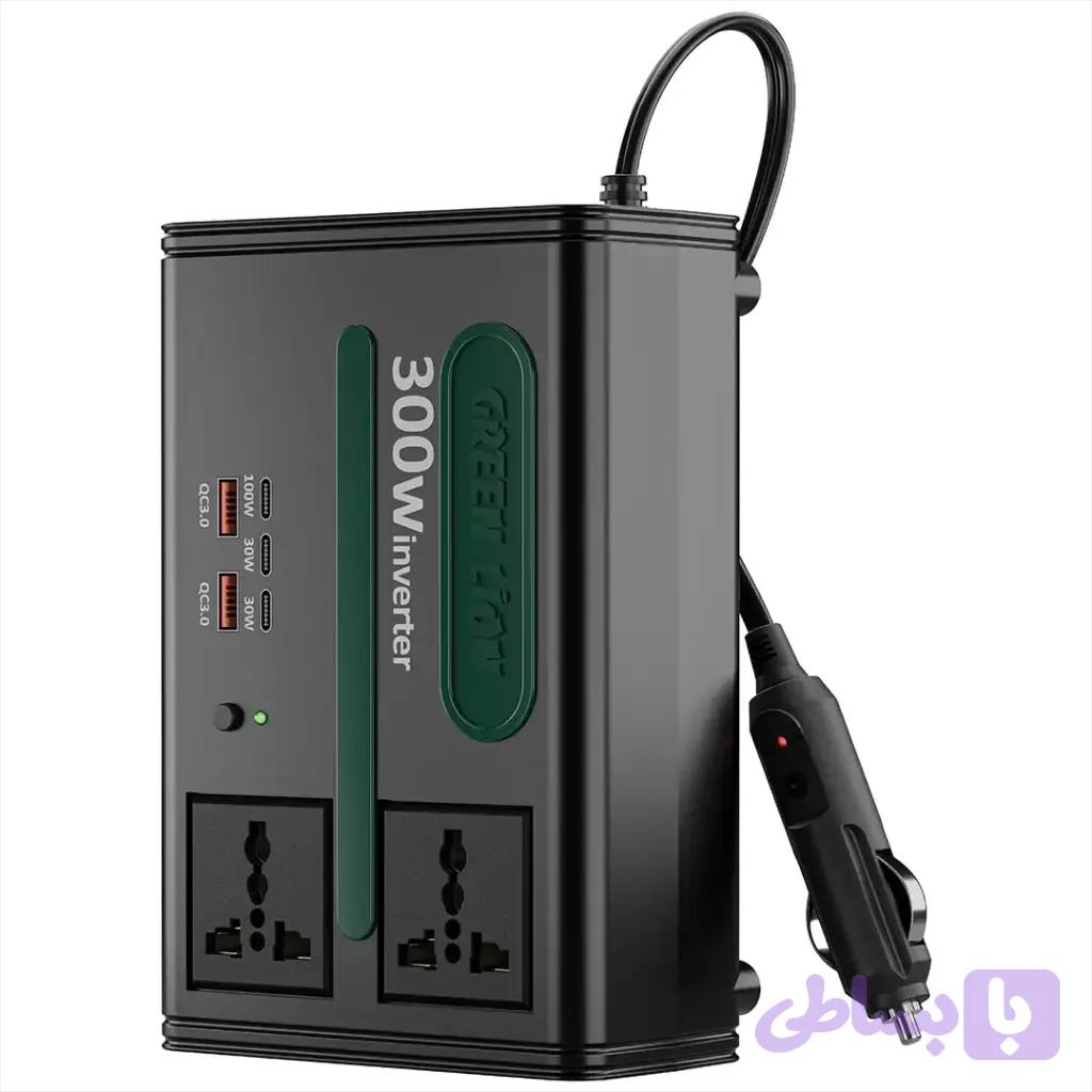 اینورتر خودرو گرین لاین مدل GCac-300 GNaGC300PINBK
