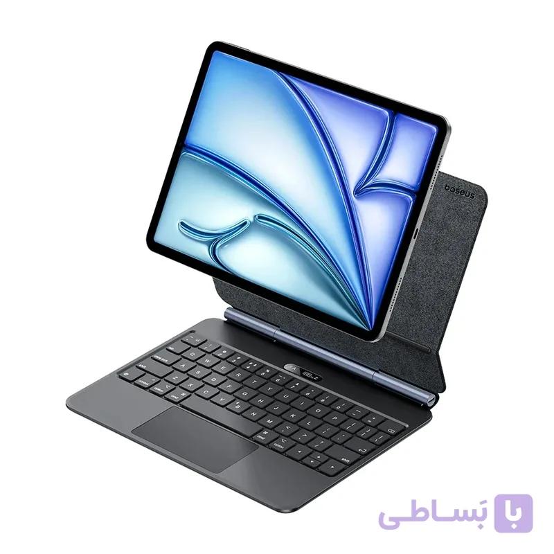 کیف کلاسوری کیبورد دار بیسوس مدل Brilliance Series 2 مناسب برای تبلت اپل “iPad Pro 12.9 و “iPad Air 13 — تصویر 1