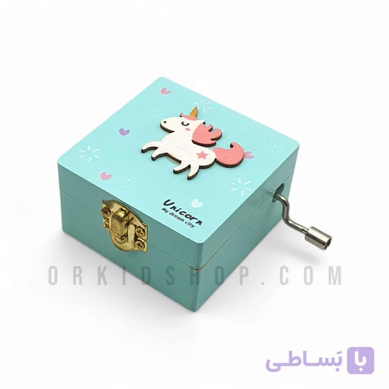 جعبه موزیکال طرح یونیکورن — تصویر 1