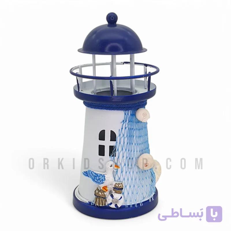 فانوس دریایی فلزی چراغدار — تصویر 1