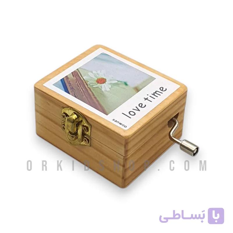 جعبه موزیکال طرح گل — تصویر 1