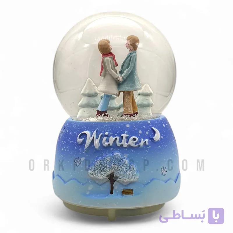 گوی موزیکال برفی سایز 8 — تصویر 1