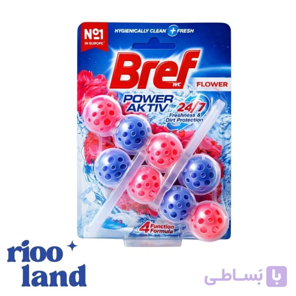 خوشبوکننده توالت فرنگی برفBrefرایحه گل بسته 8عددی