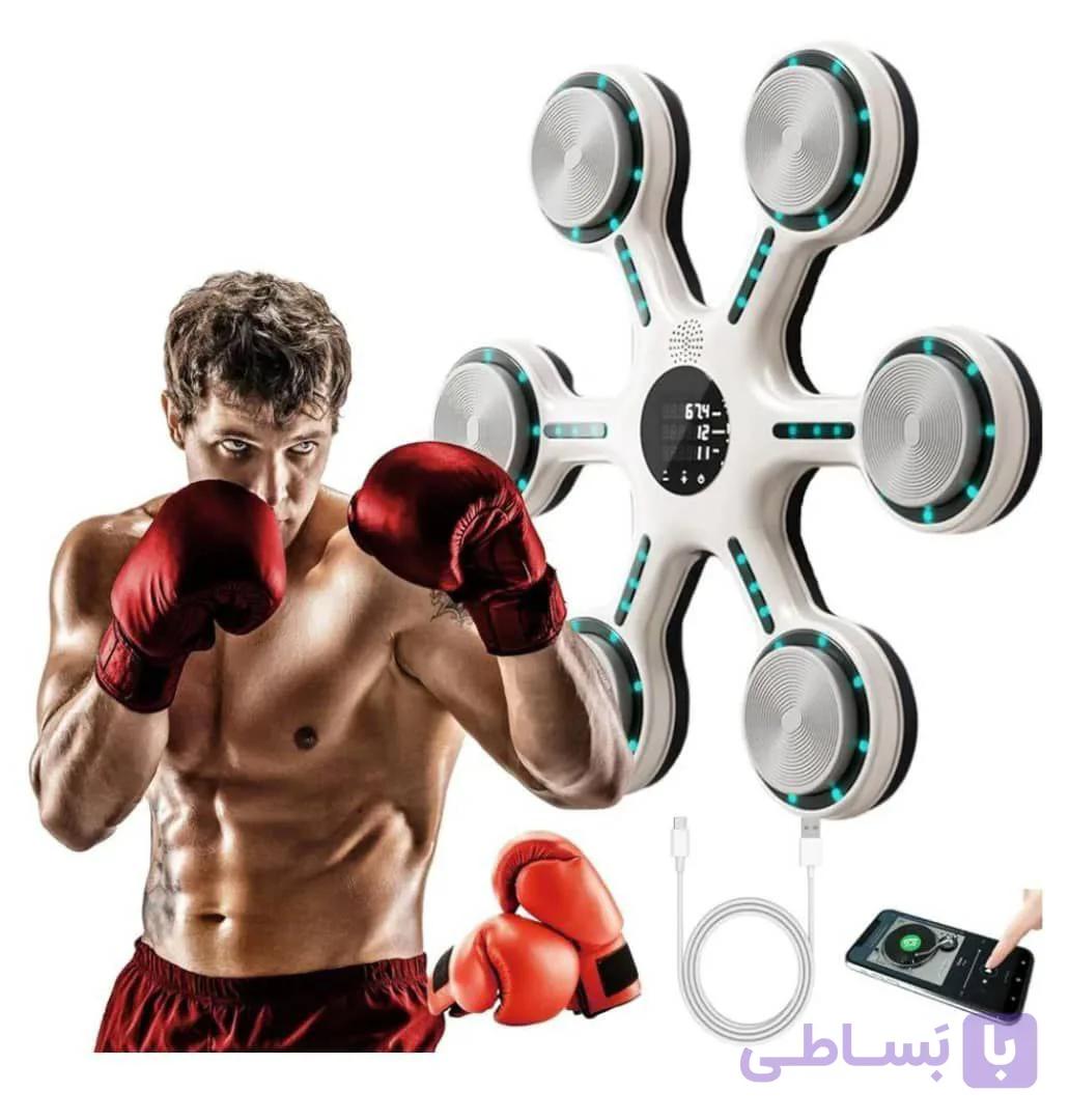کیسه بوکس حرفه ای دیواری موزیکال مدل EZ201 (نسخه اورجینال با دستکش و یکسال گارانتی)