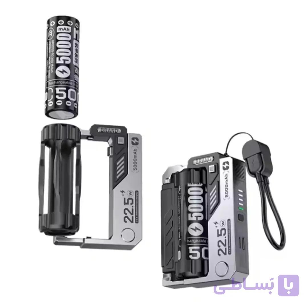 پاوربانک تفنگی مدل MXD-01 فست شارژ 10000 میلی آمپر (باتری اورجینال)