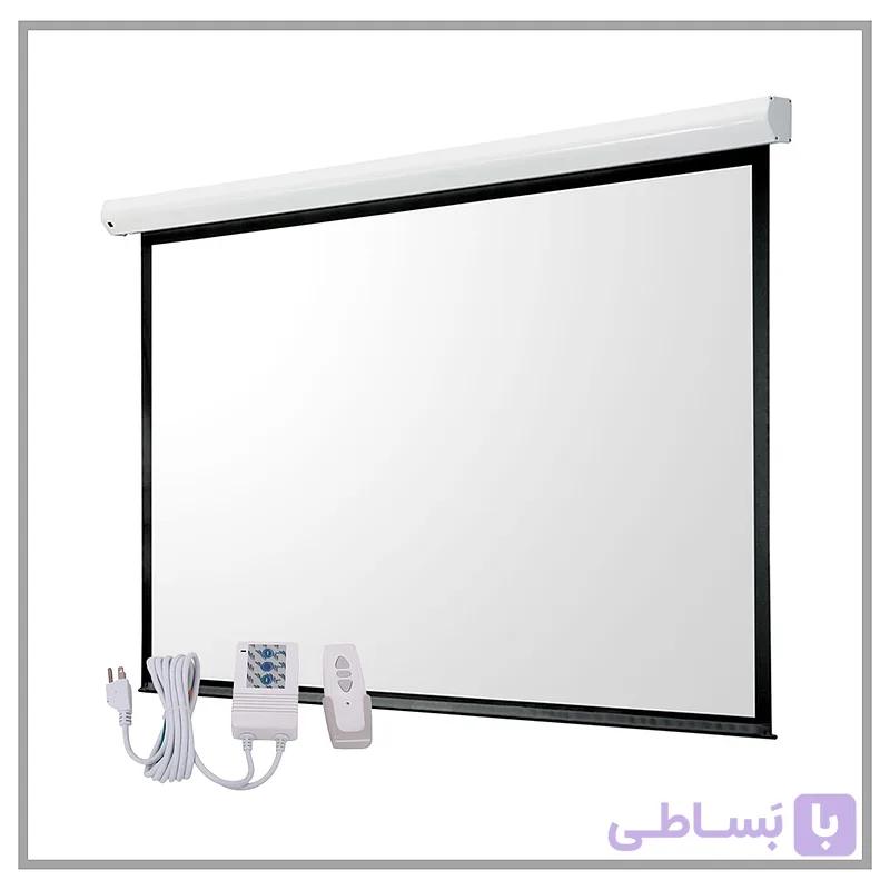 پرده نمایش دستی پروژکتور اسکوپ 180*180 - پارچه عالی گرید فایبر گلاس