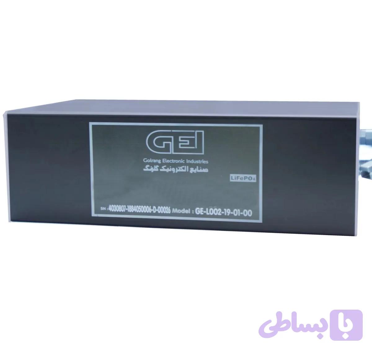 باتری لیتیوم 12.8 ولت 166 آمپر ساعت لیتیوم فسفات آهن (LFP) برند GEI
