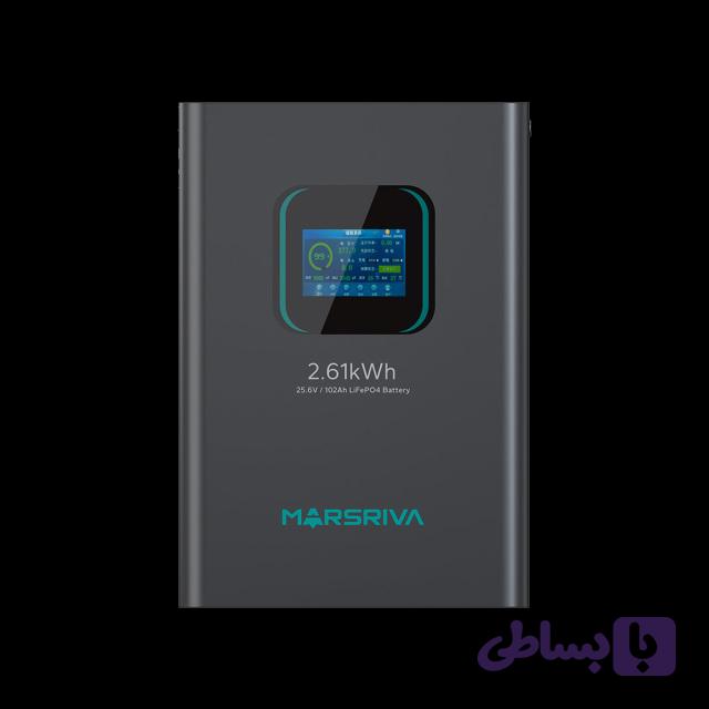 باتری مارس ریوا MARSRIVA لیتیومی 24 ولت با ظرفیت 2.61KWh و 100Ah — تصویر 1