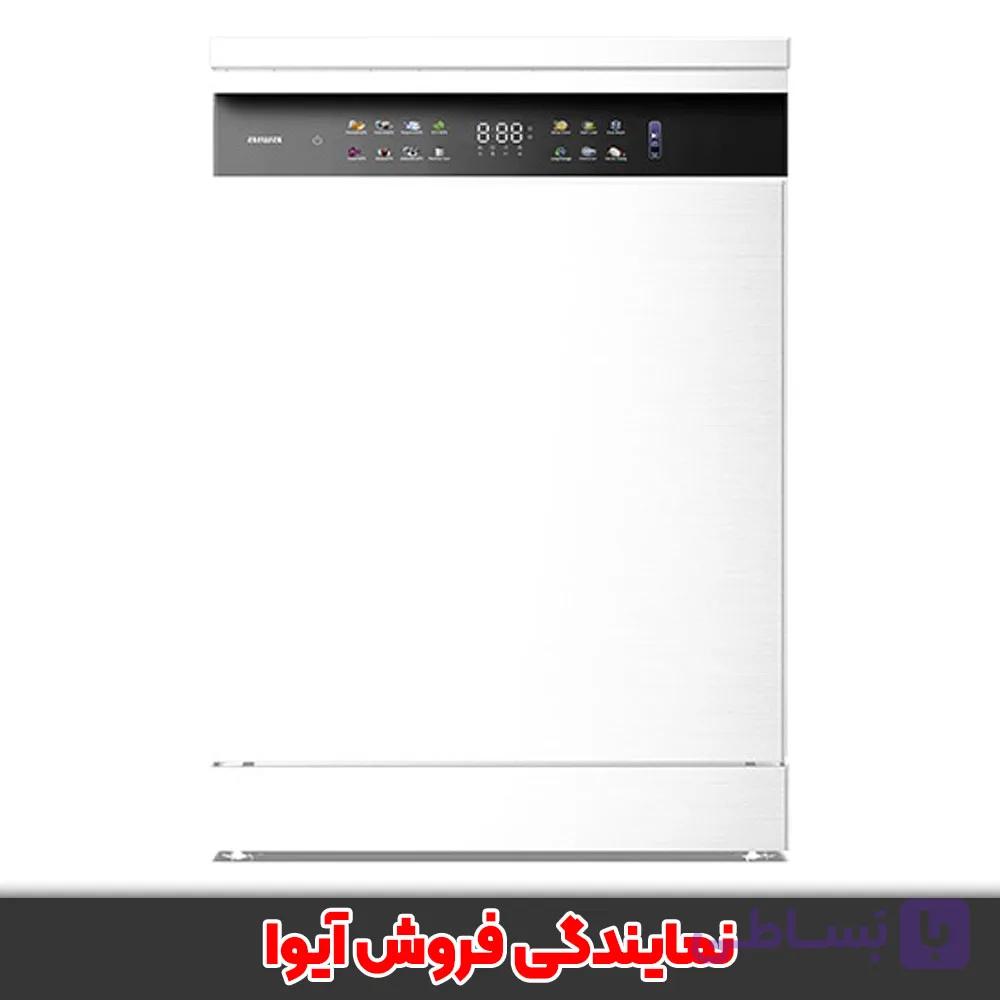 ماشین ظرفشویی 15 نفره آیوا مدل DM-K2RSL (سفید/نقره ای) — تصویر 1