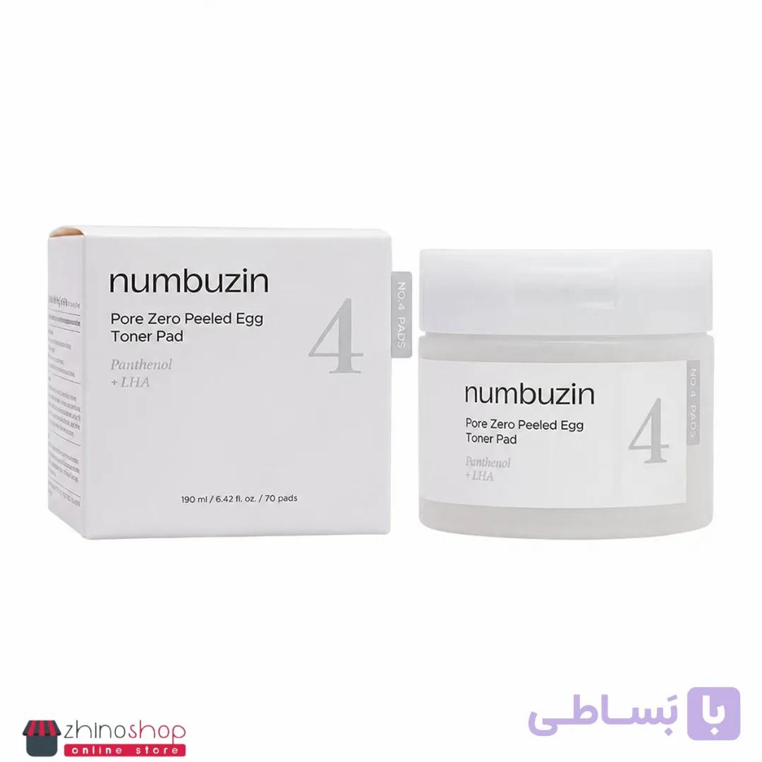 پد تونر لایه بردار و پاک کننده صورت نامبوزین شماره 4 — تصویر 1