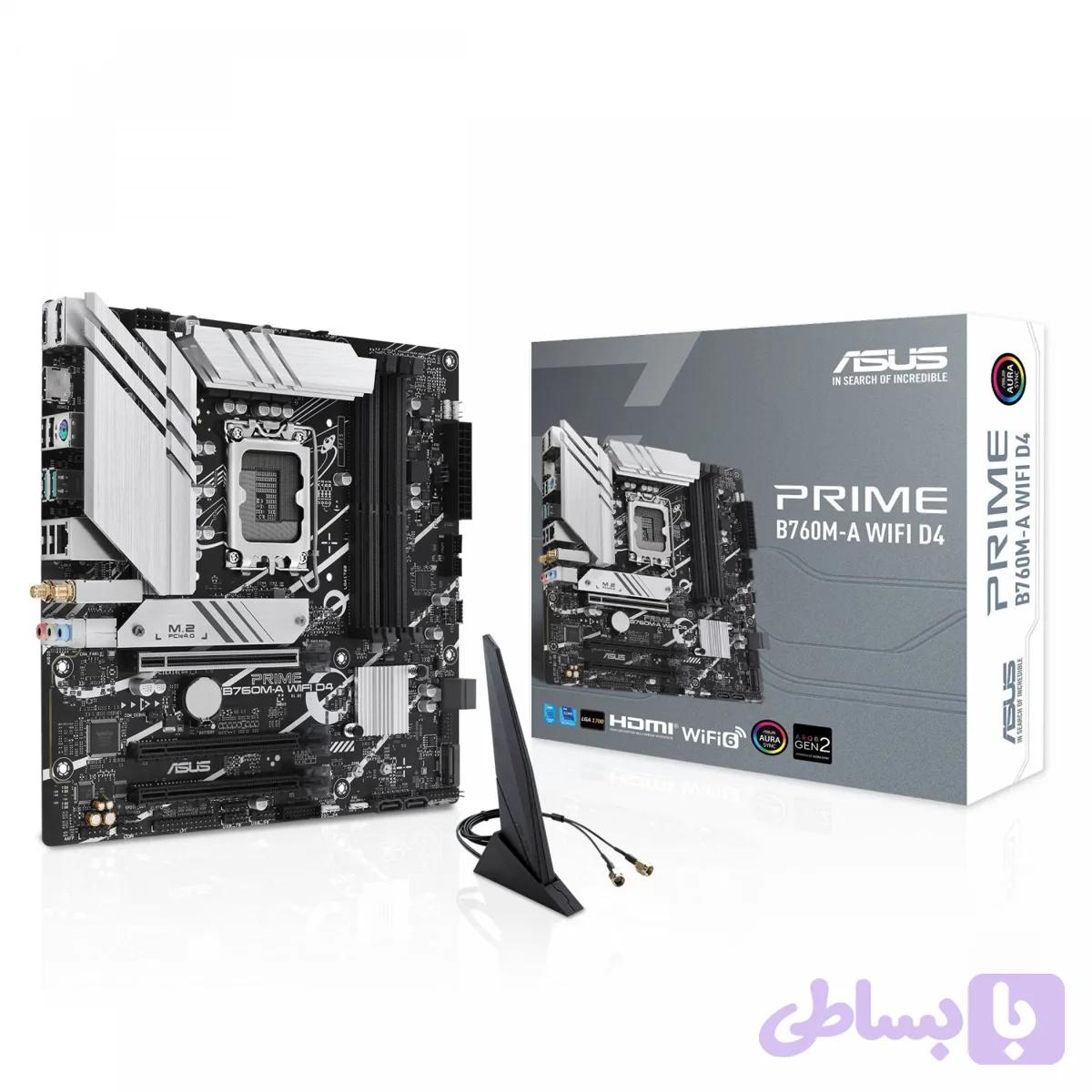 مادربرد ASUS مدل B760-MA-WIFI-D4