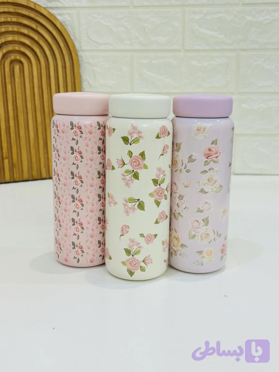 تراول ماگ 320ml گلدار HSکاپ