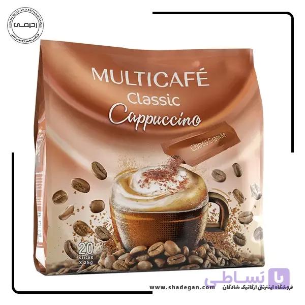 کاپوچینو مولتی کافه کلاسیک بسته 20 عددی — تصویر 1