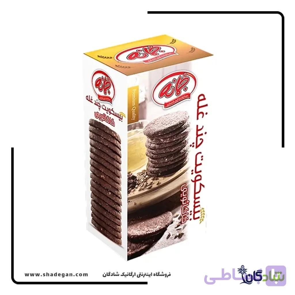 بیسکویت چند غله کاکائویی جمانه وزن ۱۹۰ گرم