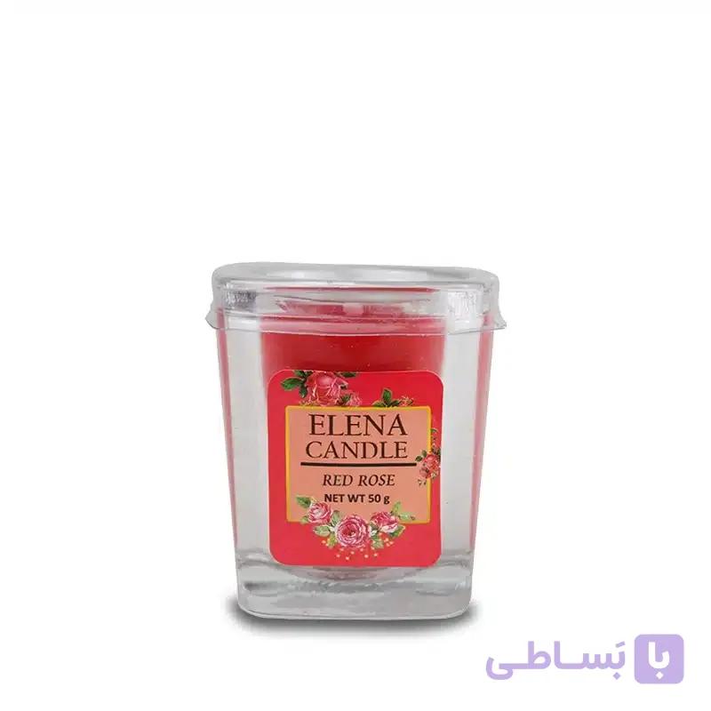شمع معطر النا رایحه رز قرمز– 50 گرم — تصویر 1