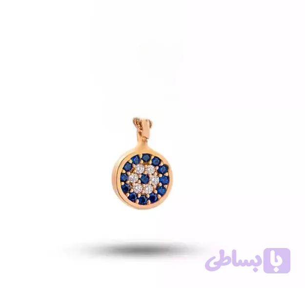 آویز گردنبند طلا چشم نظر — تصویر 1