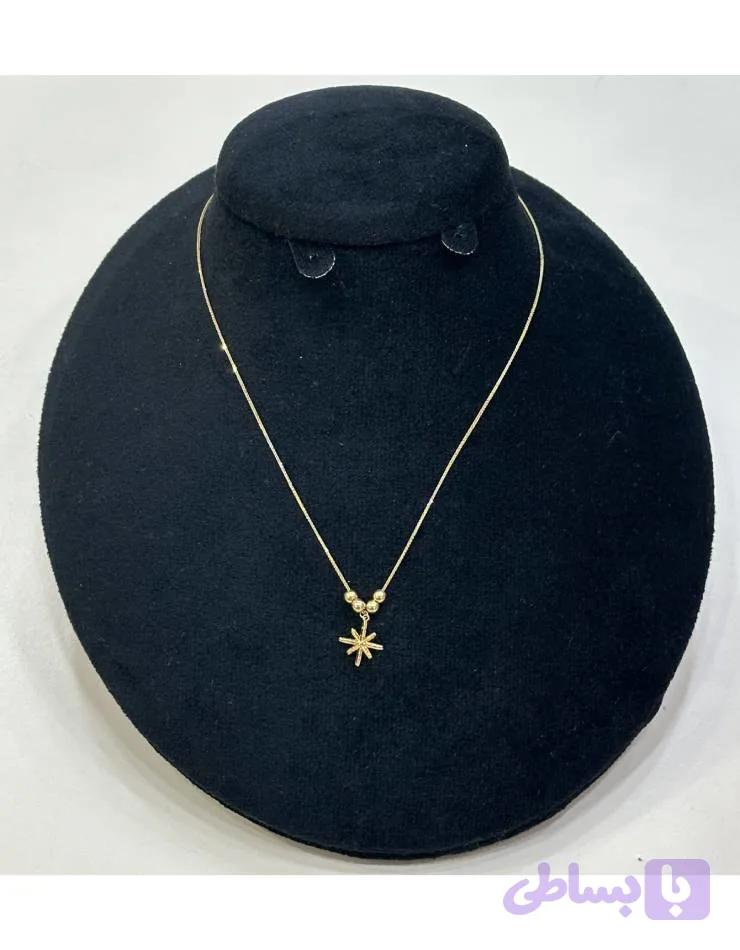 گردنبند طلا خورشید و گوی