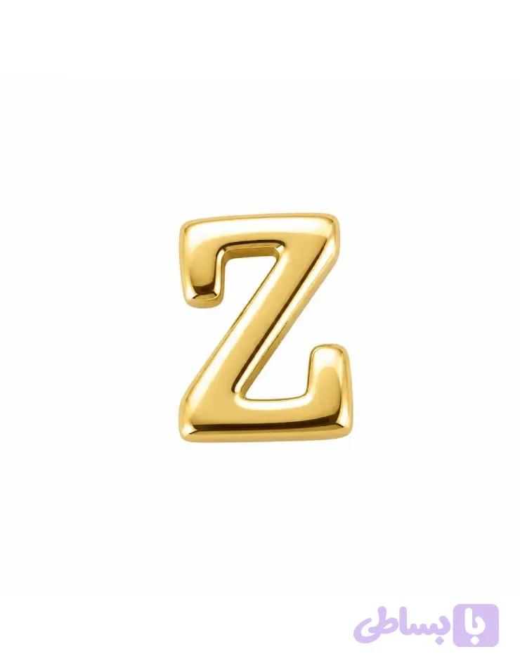 پلاک طلا حرف Z مینیمال 022 — تصویر 1